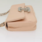 Pink Leather Chanel Shoulder Bag