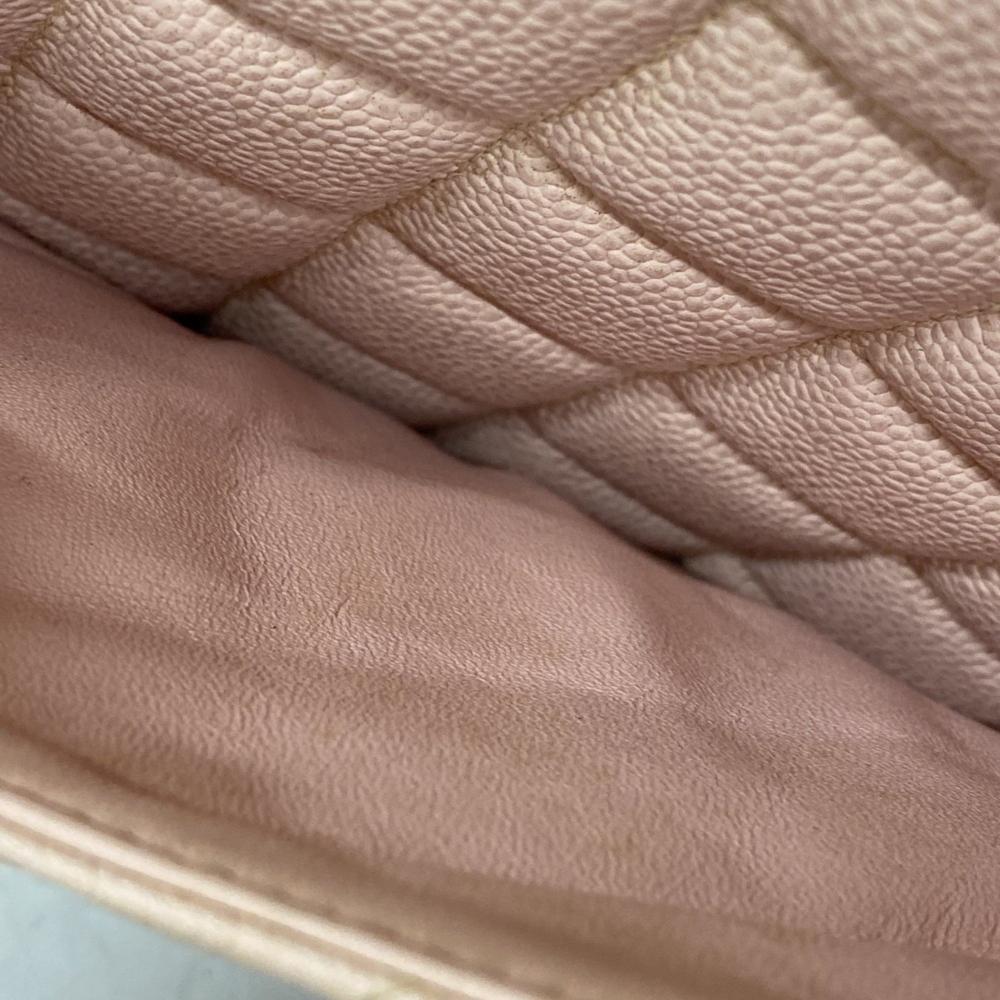 Pink Leather Chanel Tote