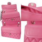 Pink Leather Chanel Flap Bag