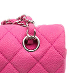 Pink Leather Chanel Flap Bag