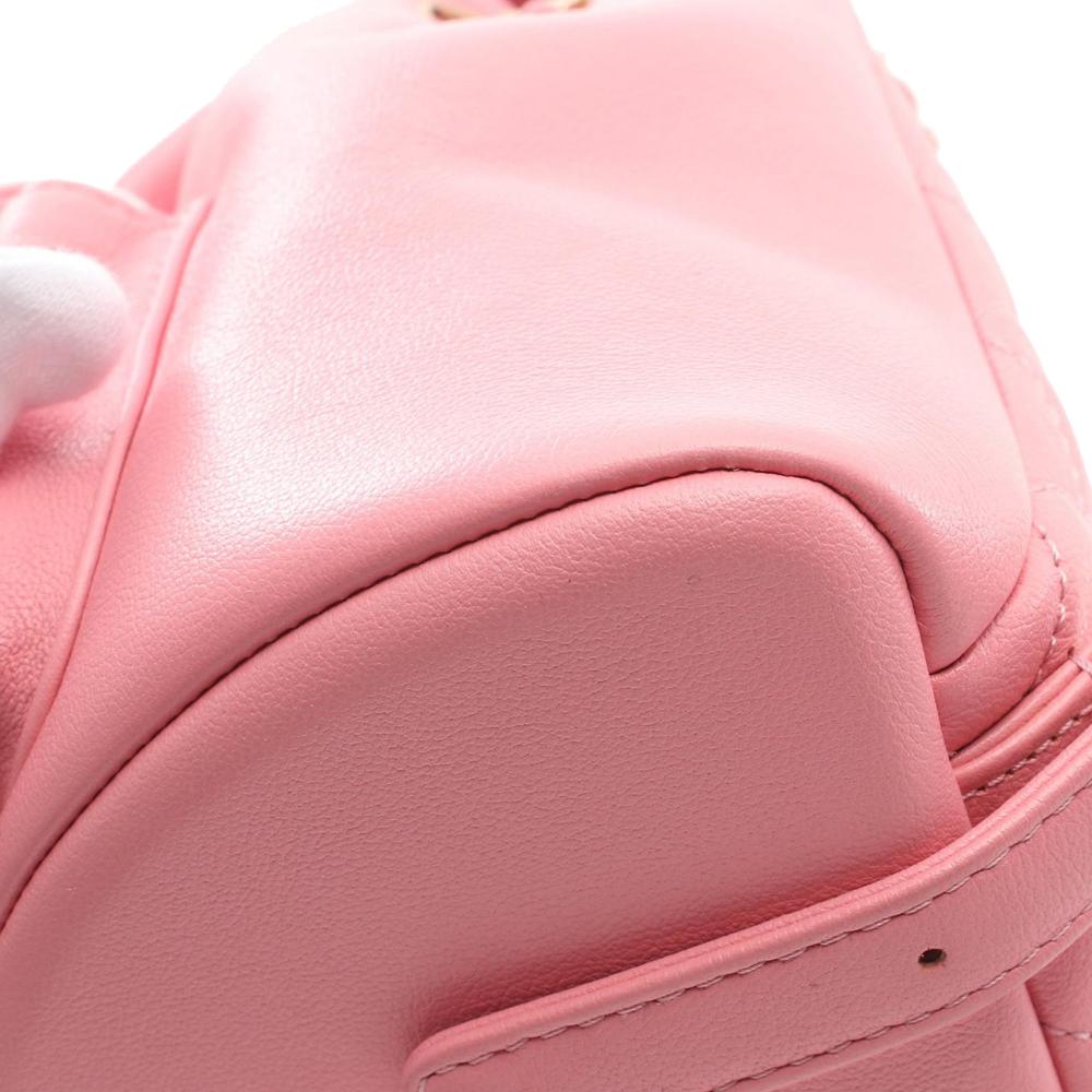 Pink Leather Chanel Backpack