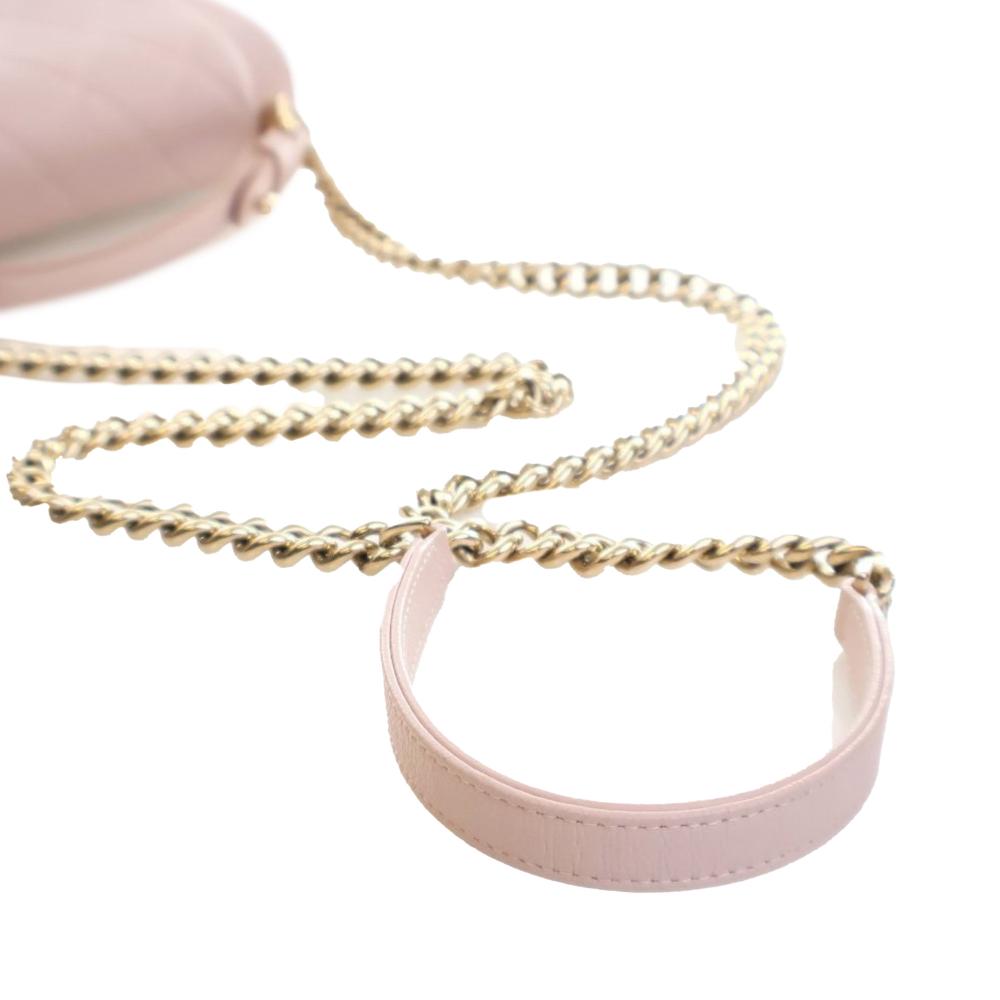 Pink Leather Chanel Flap Bag