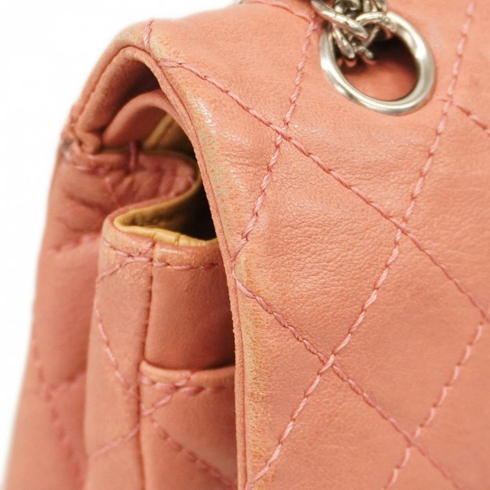 Pink Leather Chanel Flap Bag