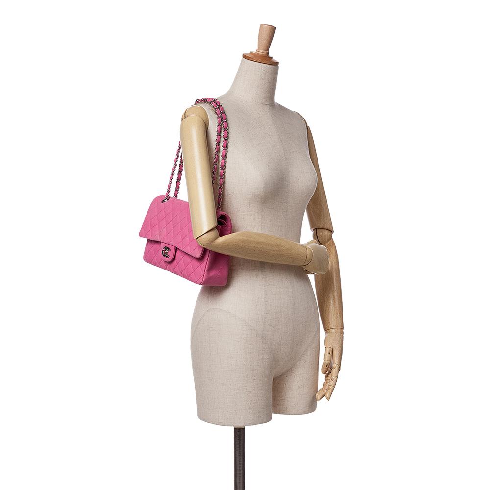 Pink Leather Chanel Flap Bag