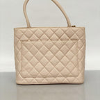 Pink Leather Chanel Tote