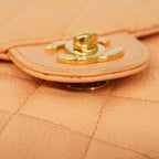 Pink Leather Chanel Shoulder Bag