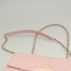Pink Leather Chanel Shoulder Bag