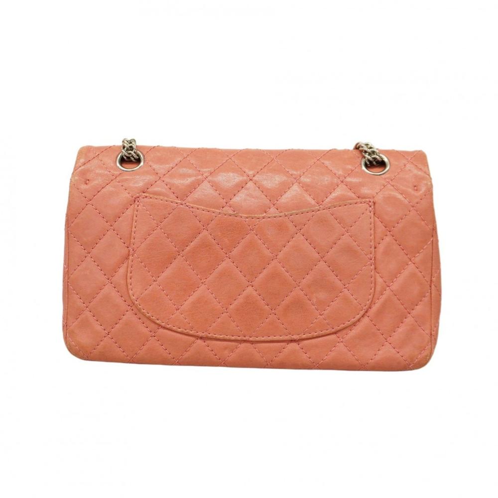 Pink Leather Chanel Flap Bag