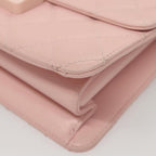 Pink Leather Chanel Shoulder Bag
