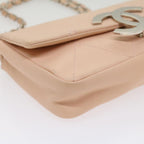 Pink Leather Chanel Shoulder Bag