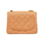 Pink Leather Chanel Shoulder Bag