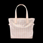 Pink Leather Chanel Travel Line