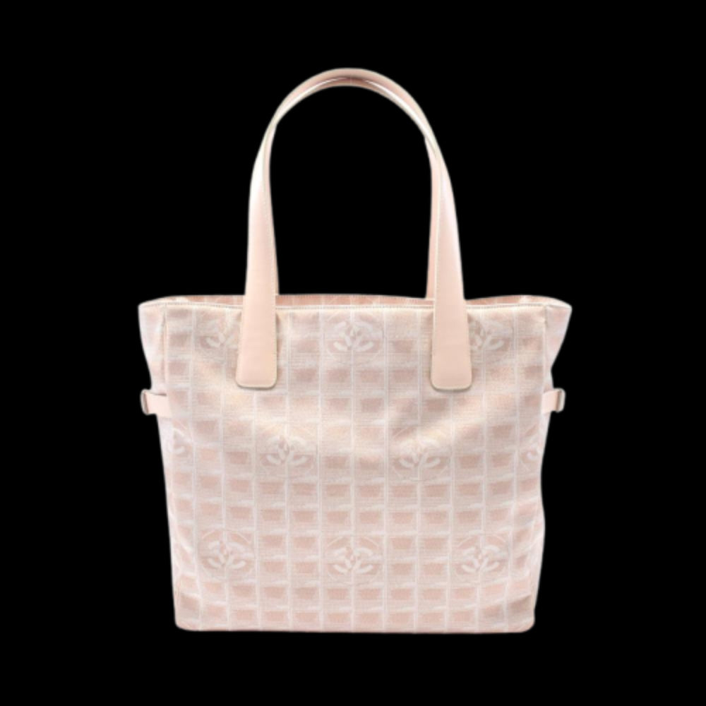 Pink Leather Chanel Travel Line