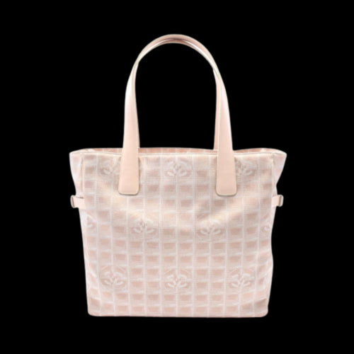 Pink Leather Chanel Travel Line