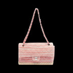 Pink Leather Chanel Shoulder Bag