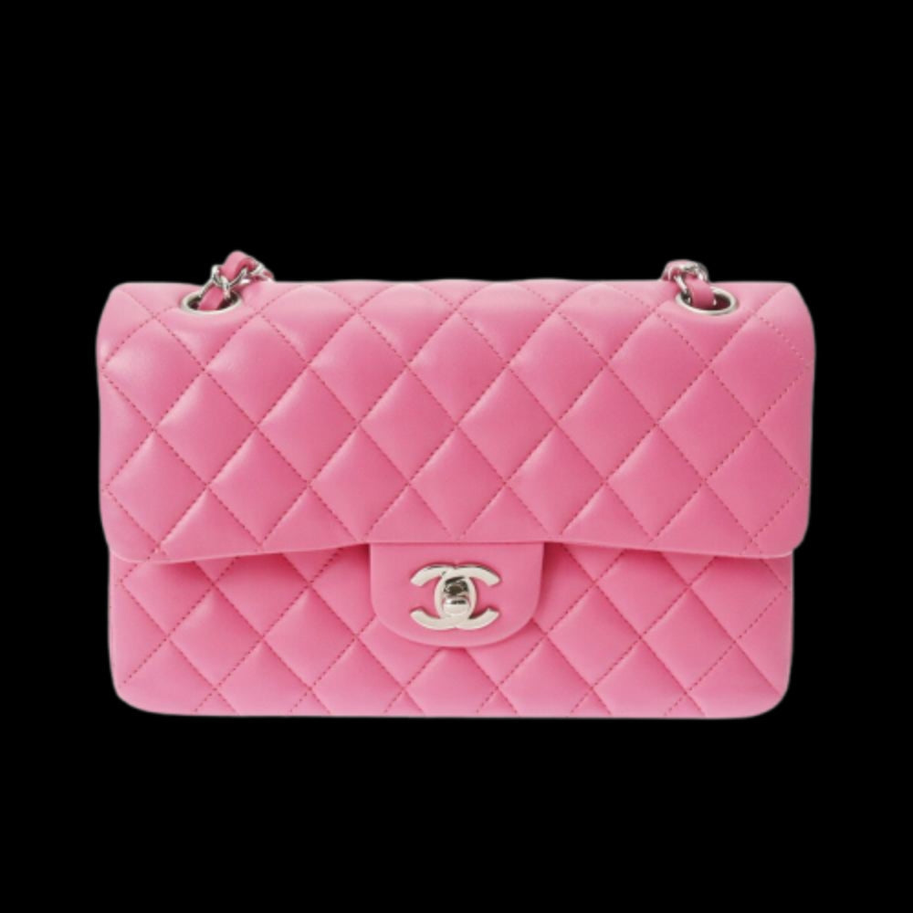 Pink Leather Chanel Flap Bag