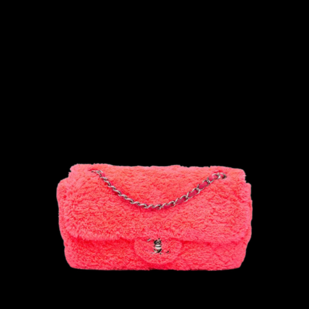 Pink Leather Chanel Flap Bag