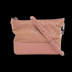 Pink Leather Chanel Crossbody Bag