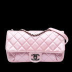 Pink Leather Chanel Flap Bag