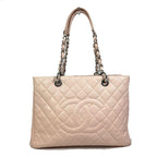 Pink Leather Chanel Shoulder Bag