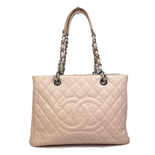 Pink Leather Chanel Shoulder Bag