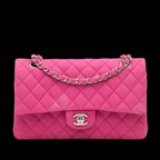 Pink Leather Chanel Flap Bag