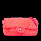 Pink Leather Chanel Flap Bag
