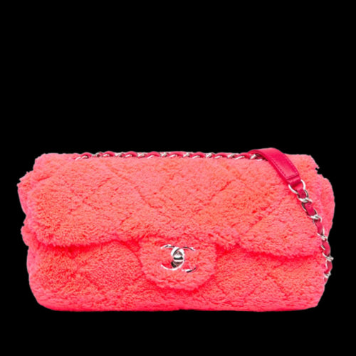 Pink Leather Chanel Flap Bag