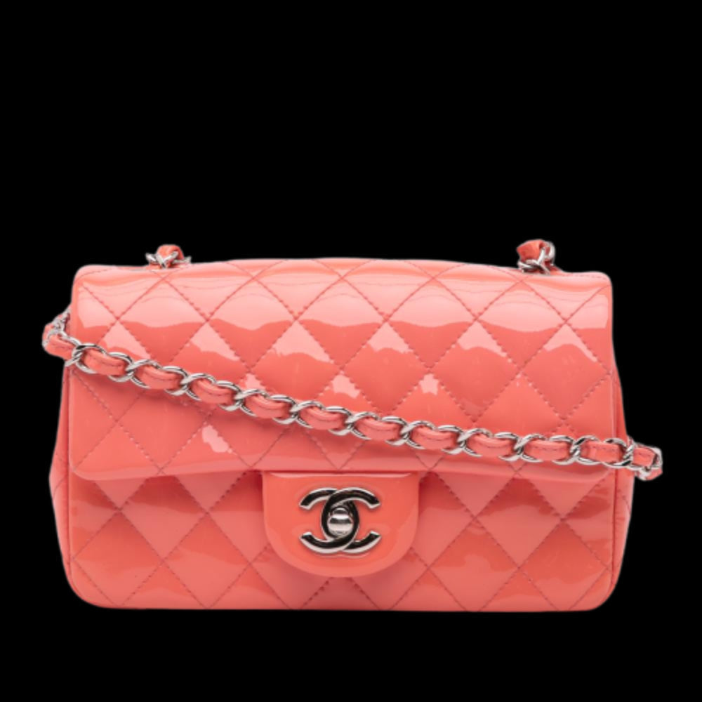Pink Leather Chanel Flap Bag
