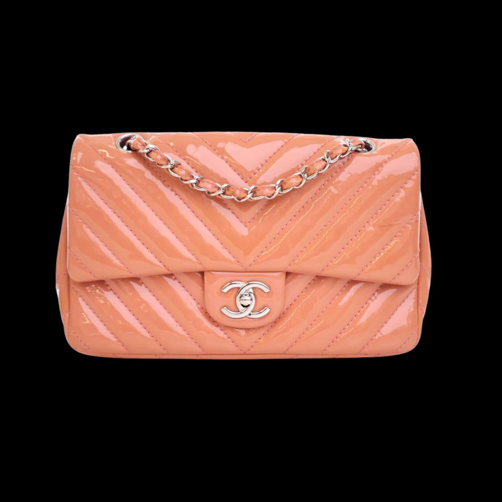 Pink Leather Chanel Flap Bag