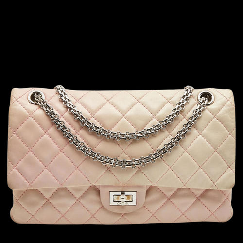 Pink Leather Chanel Flap Bag