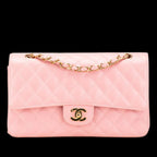 Pink Leather Chanel Flap Bag