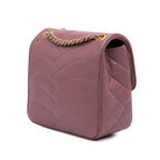 Pink Leather Chanel Crossbody Bag