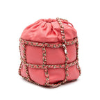 Pink Leather Chanel Bucket Bag