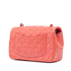Pink Leather Chanel Flap Bag