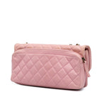 Pink Leather Chanel Flap Bag