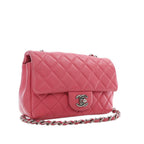 Pink Leather Chanel Flap Bag