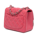 Pink Leather Chanel Flap Bag
