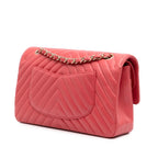 Pink Leather Chanel Shoulder Bag