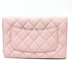 Pink Leather Chanel Shoulder Bag