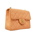 Pink Leather Chanel Shoulder Bag