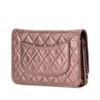 Pink Leather Chanel Wallet On Chain