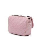 Pink Leather Chanel Flap Bag