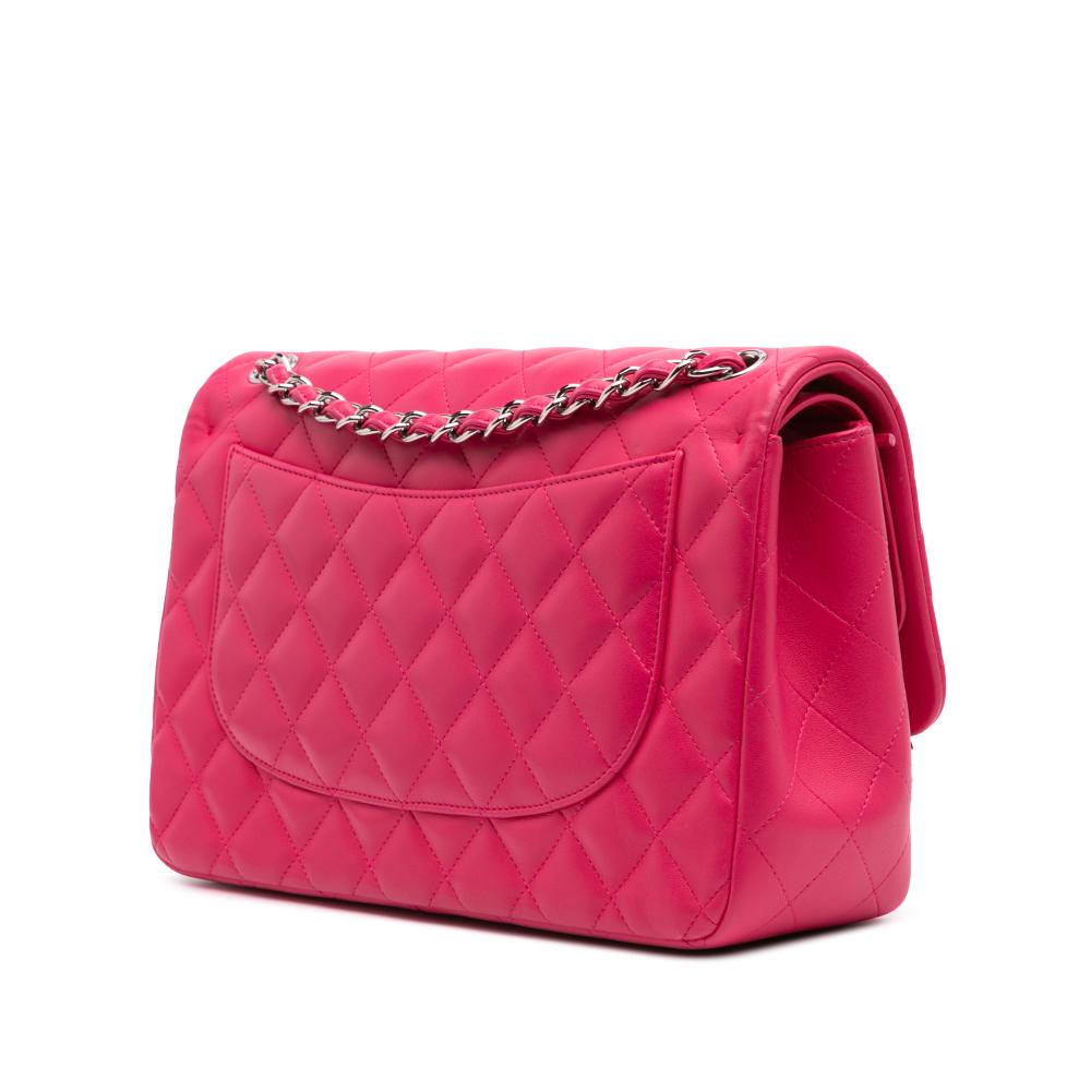 Pink Leather Chanel Flap Bag