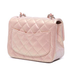 Pink Leather Chanel Flap Bag