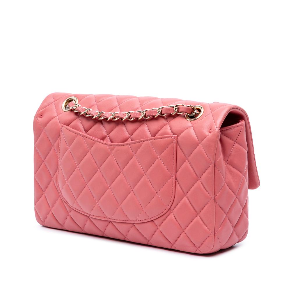 Pink Leather Chanel Flap Bag