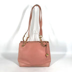 Pink Leather Chanel Shoulder Bag