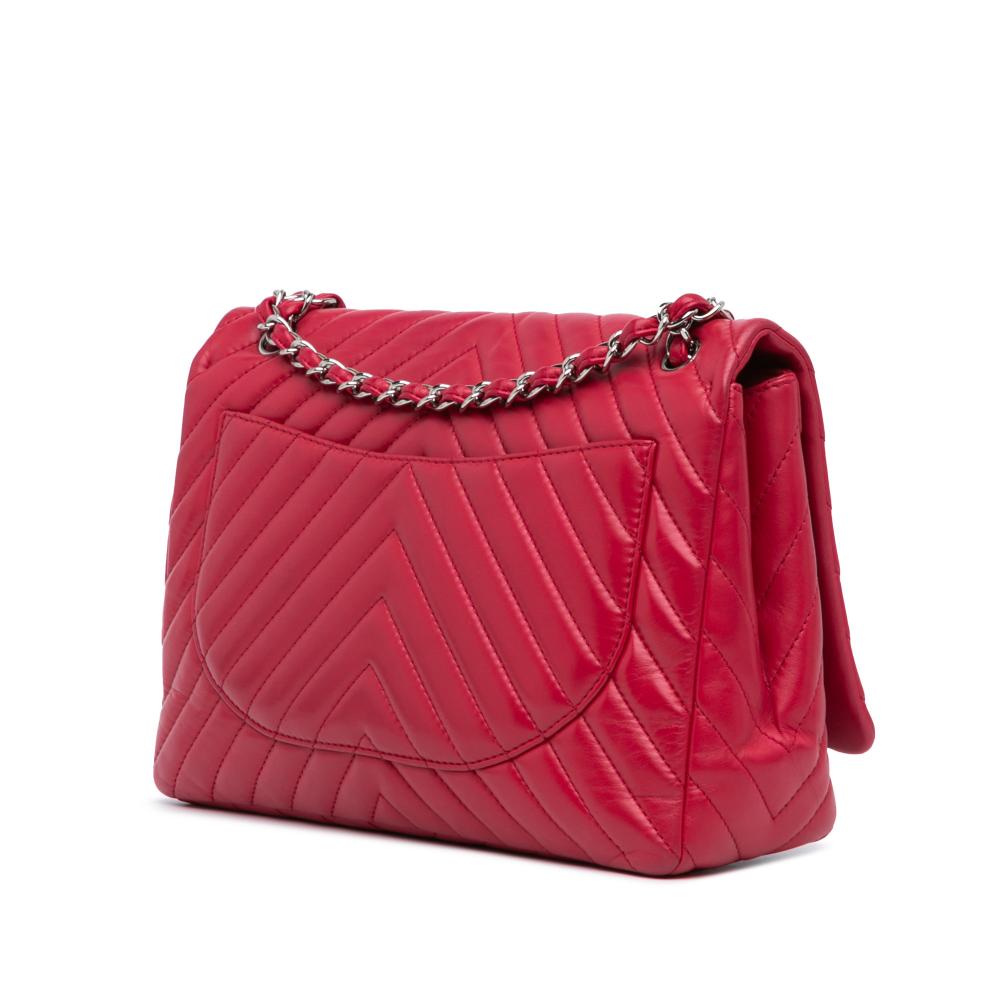 Pink Leather Chanel Flap Bag