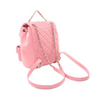 Pink Leather Chanel Backpack