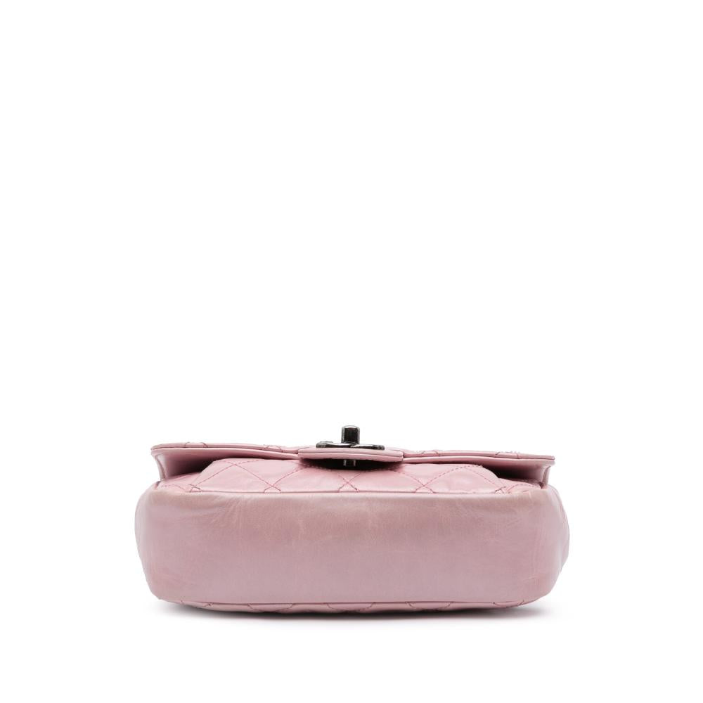 Pink Leather Chanel Flap Bag